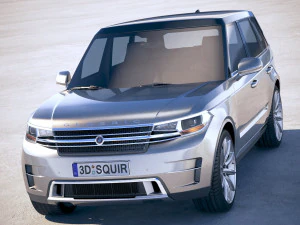Generic Luxury SUV 2018 3D Model