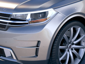 Generic Luxury SUV 2018 3D Model