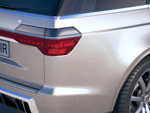 Generic Luxury SUV 2018 3D Model