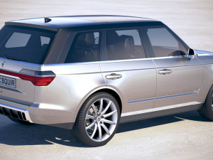 Generic Luxury SUV 2018 3D Model