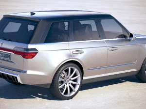 Generic Luxury SUV 2018 3D Model