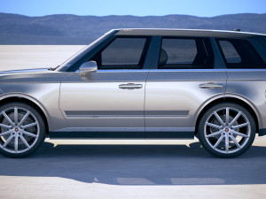 Generic Luxury SUV 2018 3D Model