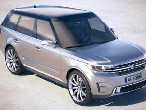 Generic Luxury SUV 2018 3D Model