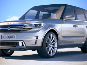 Generic Luxury SUV 2018 3D Model