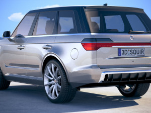 Generic Luxury SUV 2018 3D Model