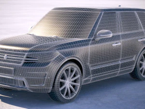 Generic Luxury SUV 2018 3D Model