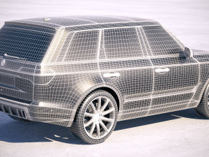 Generic Luxury SUV 2018 3D Model