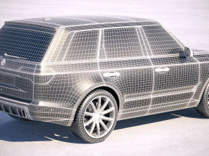 Generic Luxury SUV 2018 3D Model