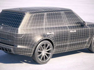 Generic Luxury SUV 2018 3D Model