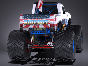 Generic Monster Truck 3D 模型