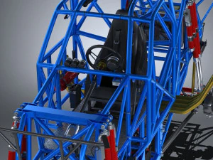 Generic Monster Truck 3D Model