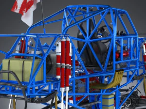 Generic Monster Truck 3D Model