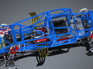 Generic Monster Truck 3D 模型
