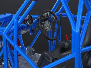 Generic Monster Truck 3D Model