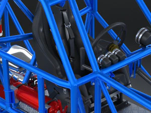 Generic Monster Truck 3D Model