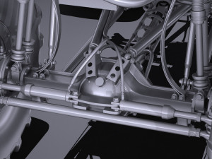 Generic Monster Truck 3D 模型