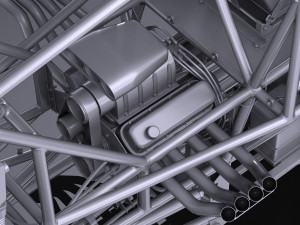 Generic Monster Truck 3D 模型