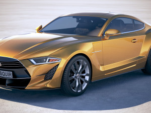 Generic Muscle Car 2018 3Dモデル