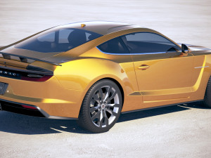 Generic Muscle Car 2018 3D Модель