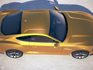 Generic Muscle Car 2018 3D Model