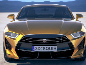 Generic Muscle Car 2018 3D Модель