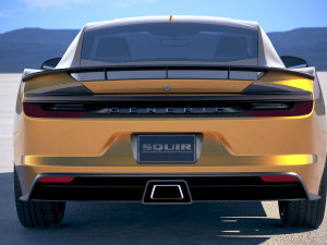 Generic Muscle Car 2018 3D Модель