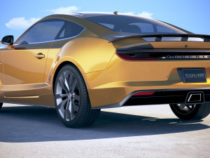 Generic Muscle Car 2018 3D Модель