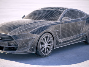 Generic Muscle Car 2018 3D Модель
