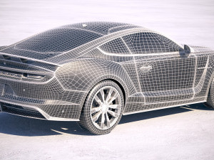 Generic Muscle Car 2018 3D Модель
