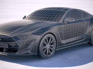 Generic Muscle Car 2018 3D Модель