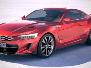 ジェネリック マッスル カー v2 2018 3Dモデル