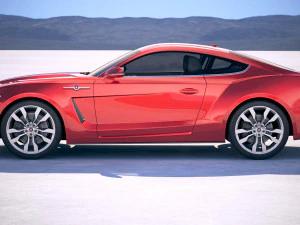 Generic Muscle Car v2 2018 3D Model