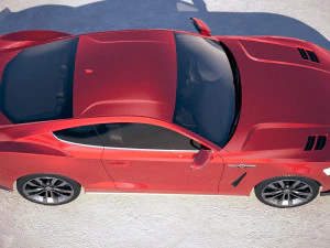 Generic Muscle Car v2 2018 3D Model