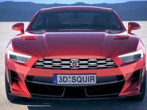 Generic Muscle Car v2 2018 Modelo 3D