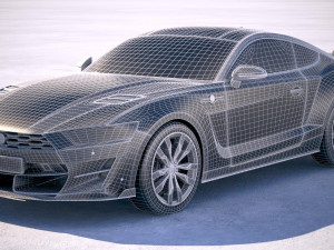 Generic Muscle Car v2 2018 Modelo 3D