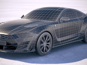 Generic Muscle Car v2 2018 Modelo 3D