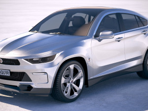 Generic SUV Coupe 2018 3D Model