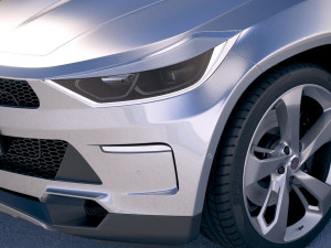 Generic SUV Coupe 2018 Modèle 3D