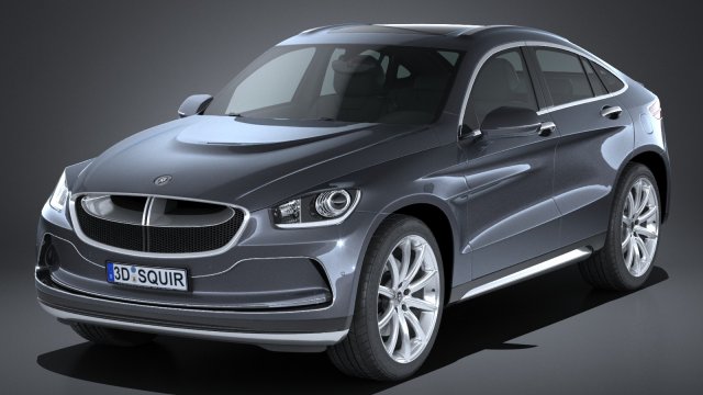 Generic SUV Coupe Luxury 2017 3D मॉडल .c4d .max .obj .3ds .fbx .stl .blend 