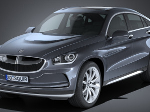 Generic SUV Coupe Luxury 2017 3D Model