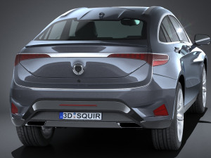 Generic SUV Coupe Luxury 2017 3D मॉडल