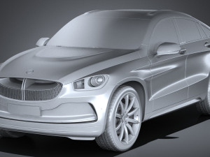 Generic SUV Coupe Luxury 2017 3D मॉडल