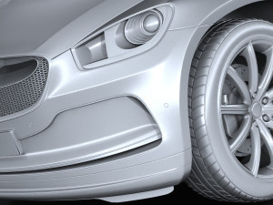 Generic SUV Coupe Luxury 2017 3D मॉडल