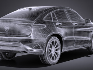 Generic SUV Coupe Luxury 2017 3D मॉडल