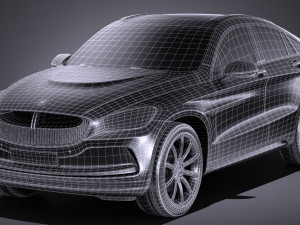 Generic SUV Coupe Luxury 2017 3D मॉडल