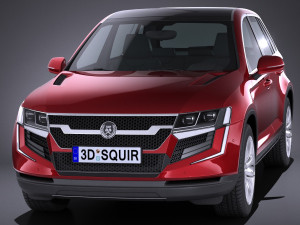 Generic SUV Crossover 2017 3Dモデル