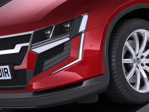 SUV crossover gen&eacute;rico 2017 Modelo 3D