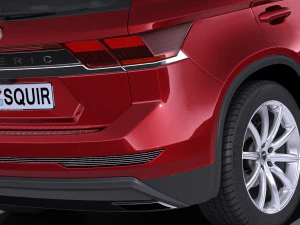 SUV crossover gen&eacute;rico 2017 Modelo 3D