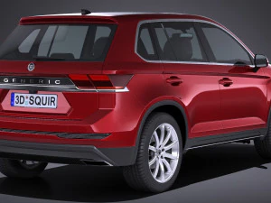 SUV crossover gen&eacute;rico 2017 Modelo 3D