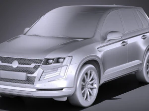 SUV crossover gen&eacute;rico 2017 Modelo 3D